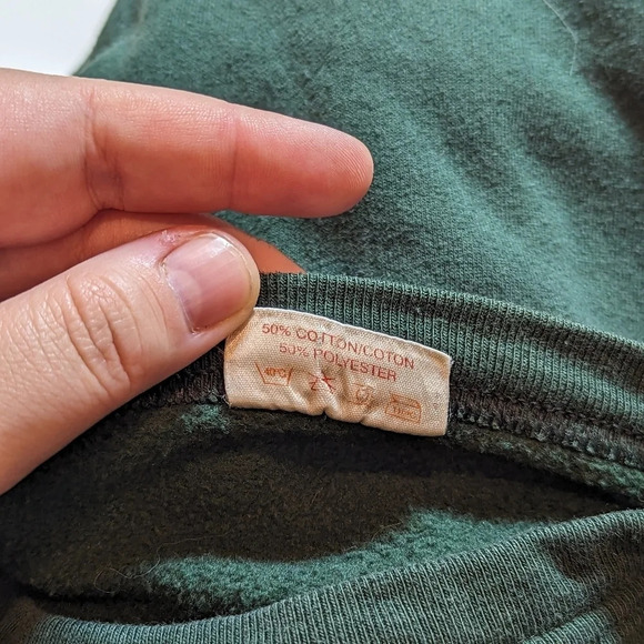 Vintage Green Colasantis Canada Crew Neck Sweatshirt Oceanic Medium Unisex - Picture 8 of 9